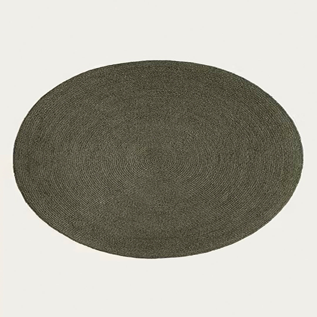 Luxe & Humble Braid Rug – Hand-Plaited Wool & Viscose Circular Rug - Premium Homewares Melbourne; gallery view 3
