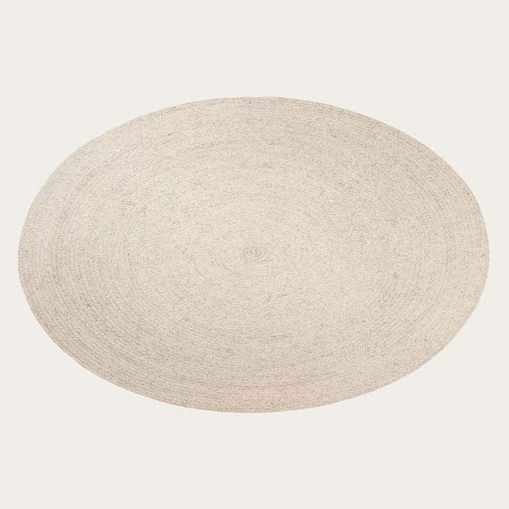 Luxe & Humble Braid Rug – Hand-Plaited Wool & Viscose Circular Rug - Premium Homewares Melbourne; gallery view 7