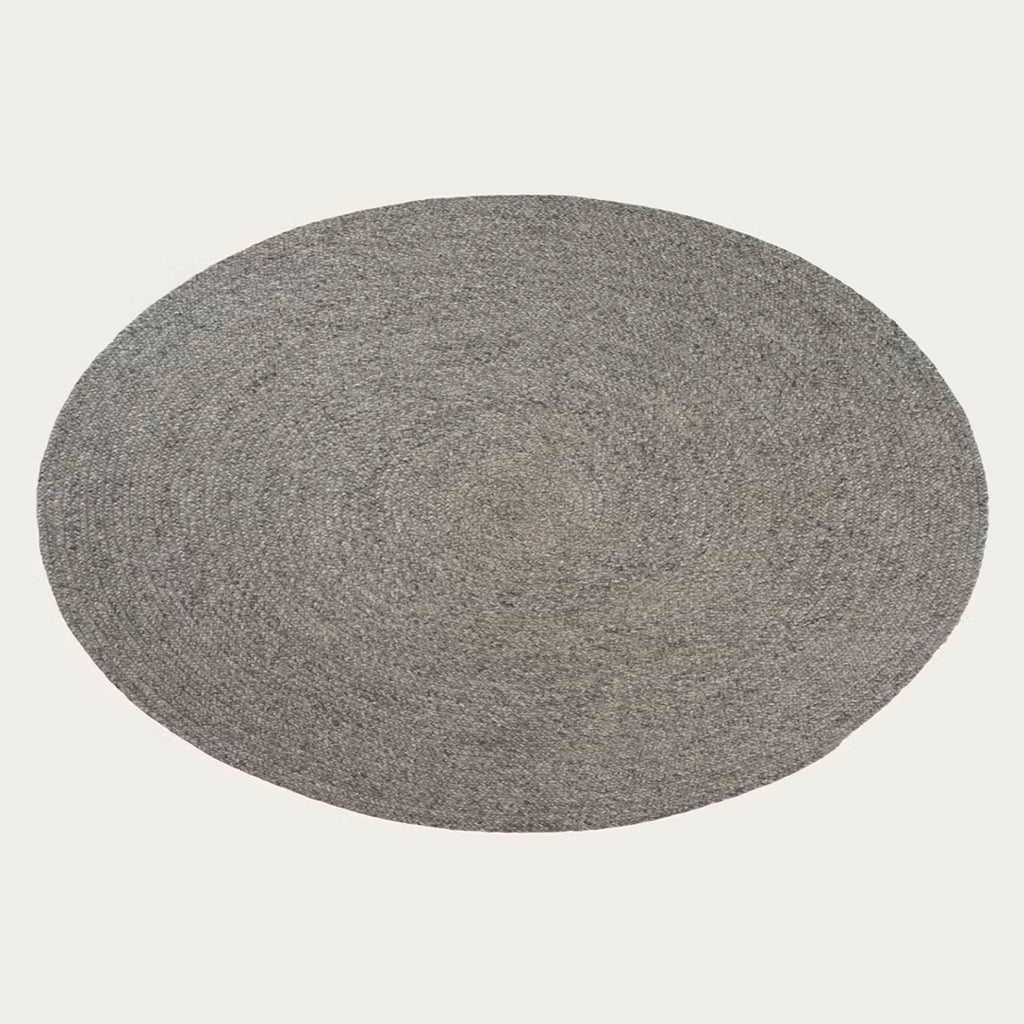 Luxe & Humble Braid Rug – Hand-Plaited Wool & Viscose Circular Rug - Premium Homewares Melbourne; gallery view 9