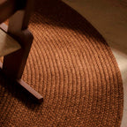 Luxe & Humble Braid Rug – Hand-Plaited Wool & Viscose Circular Rug - Premium Homewares Melbourne; gallery view 2
