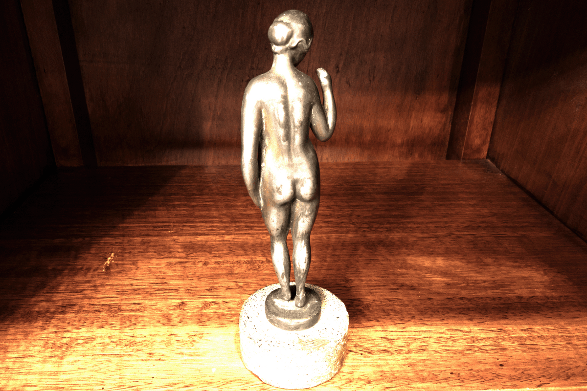 Luxe & Humble Cast Iron Naked Lady Sculpture - 16cm tall - Premium Homewares Melbourne; gallery view 2