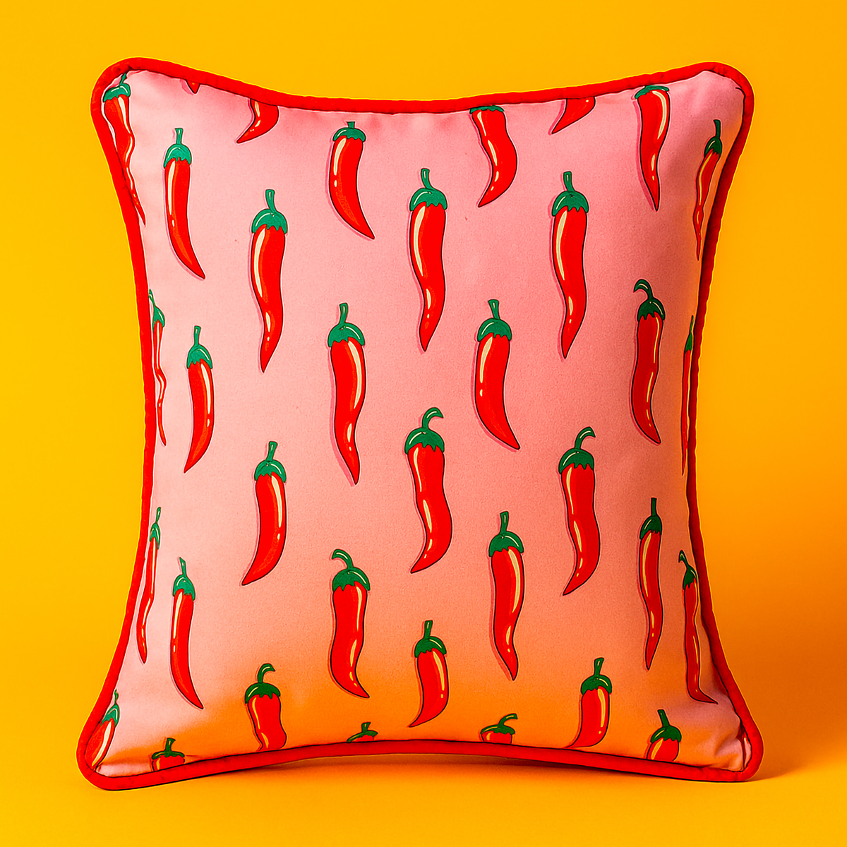 Luxe & Humble Chilli Pop - Pillow Pair & Empire Lampshade Set 25 × 35 cm - Premium Homewares Melbourne; gallery view 3