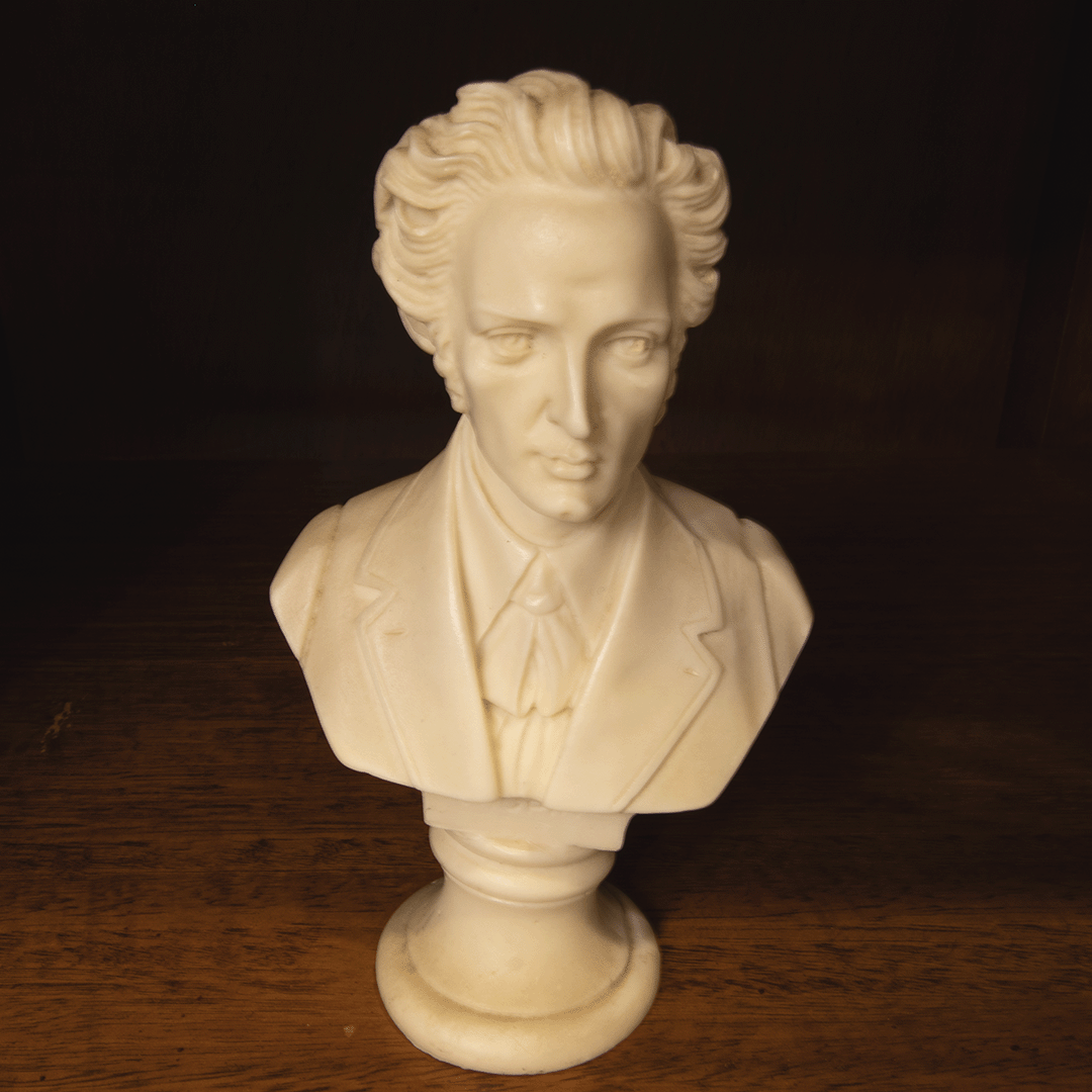 Luxe & Humble Frédéric Chopin Marble Bust 22cm - Premium Homewares Melbourne