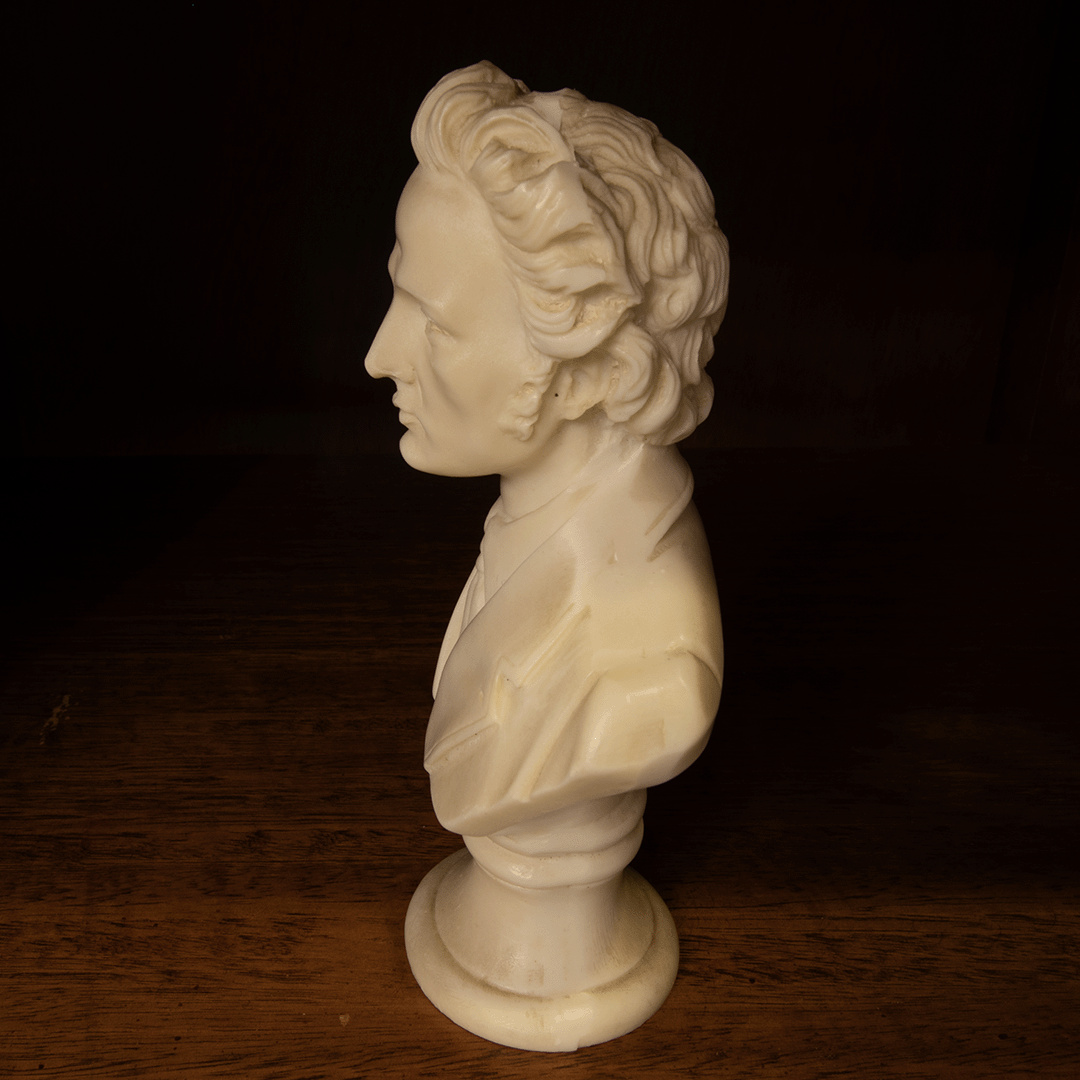 Luxe & Humble Frédéric Chopin Marble Bust 22cm - Premium Homewares Melbourne; gallery view 2