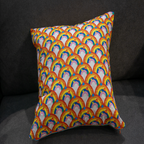 Luxe & Humble Handmade Rainbow Cushion - Premium Homewares Melbourne; gallery view 2
