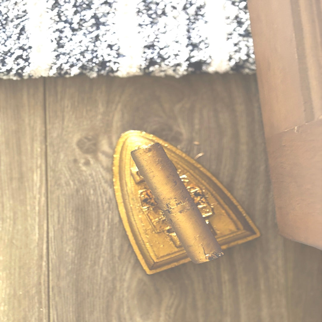 Luxe & Humble Victorian Sad Iron Gold - Premium Homewares Melbourne; gallery view 3